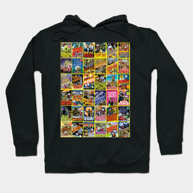 MST3K Box Art Collage Hoodie by Starbase79